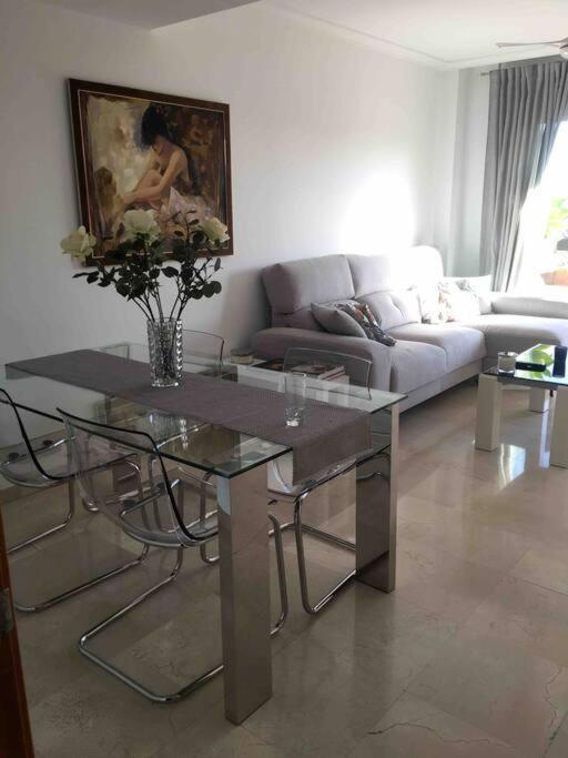 Superbe Appartement Avec Piscine A 800M De La Mer Bahia de Casares Bagian luar foto